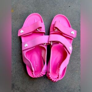 NWT Stoney Clover x Target pink heart sandals size 9